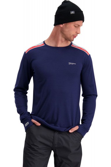 Fibertec Alta Tech LS Crew (H) Navy Grey Marl Fibertec Alta Tech LS Crew (H) Navy Grey Marl