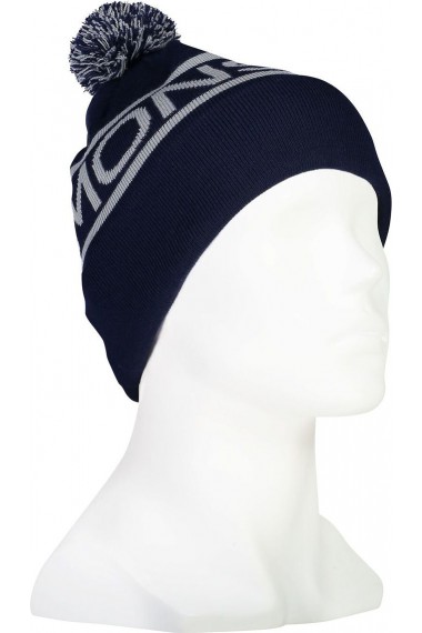Mons Royale Pom-Pom Beanie (A) Grey Navy Mons Royale Pom-Pom Beanie (A) Grey Navy