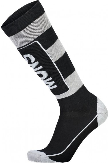 Mons Royale Mons Tech Cushion Sock (H) Black Grey Mons Royale Mons Tech Cushion Sock (H) Black Grey