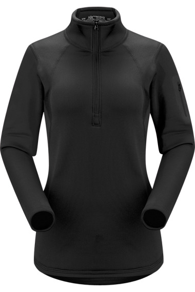 Arc'teryx Rho AR Zip (D) Black Arc'teryx Rho AR Zip (D) Black